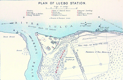 Luebo Missionary Station. - Click to Enlarge. Luebo Missionary Station.