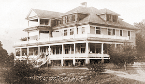 Photo of Harrison Mountain Air Sanatorium. - Select to view larger size. Photo of Harrison Mountain Air Sanatorium