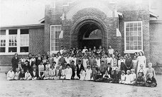 Silverhill School, 1929, first year of consolidation of Silverhill and Czech School. - Click to Enlarge. Picture of Silverhill School, 1929.