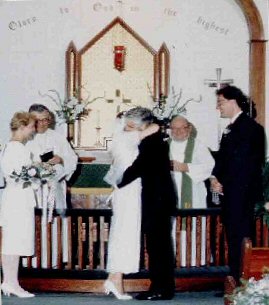 Wedding of Laura Burnett and Steven Cushing. Picture of wedding of Laura Burnett and Steven Cushing.